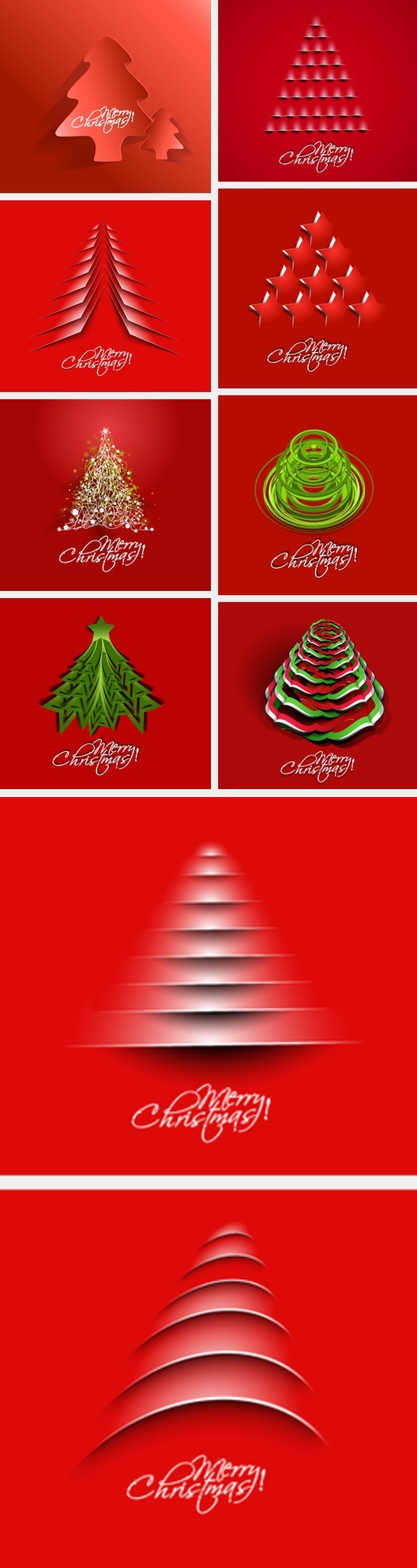 Прикольные векторные елки | Cool vector Christmas tree